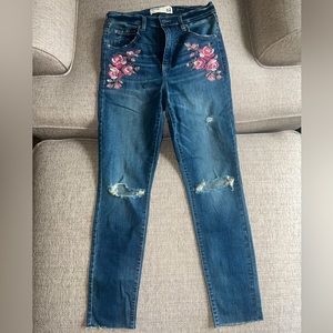Garage Floral Jeans